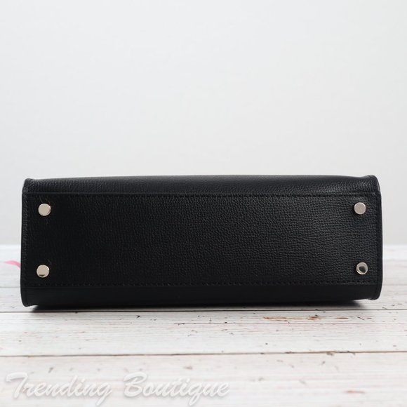 NWT Kate Spade Darcy Leather Top Handle Satchel Crossbody in Black - Picture 8 of 12